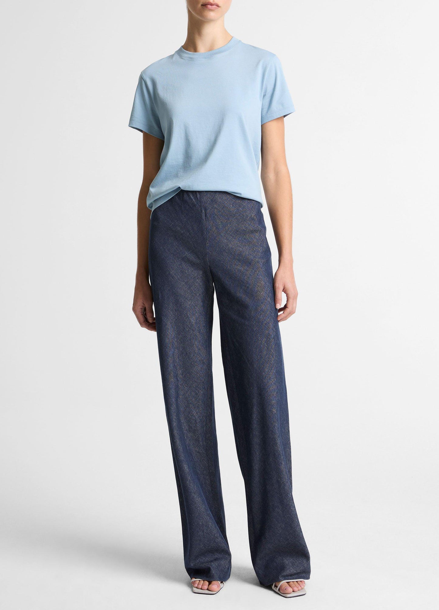 Vince Pima Cotton Crew Neck T-Shirt - Shirts & Tees