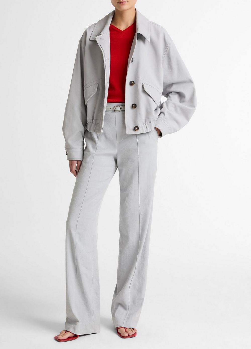 Vince Cotton Bomber Jacket - Jackets
