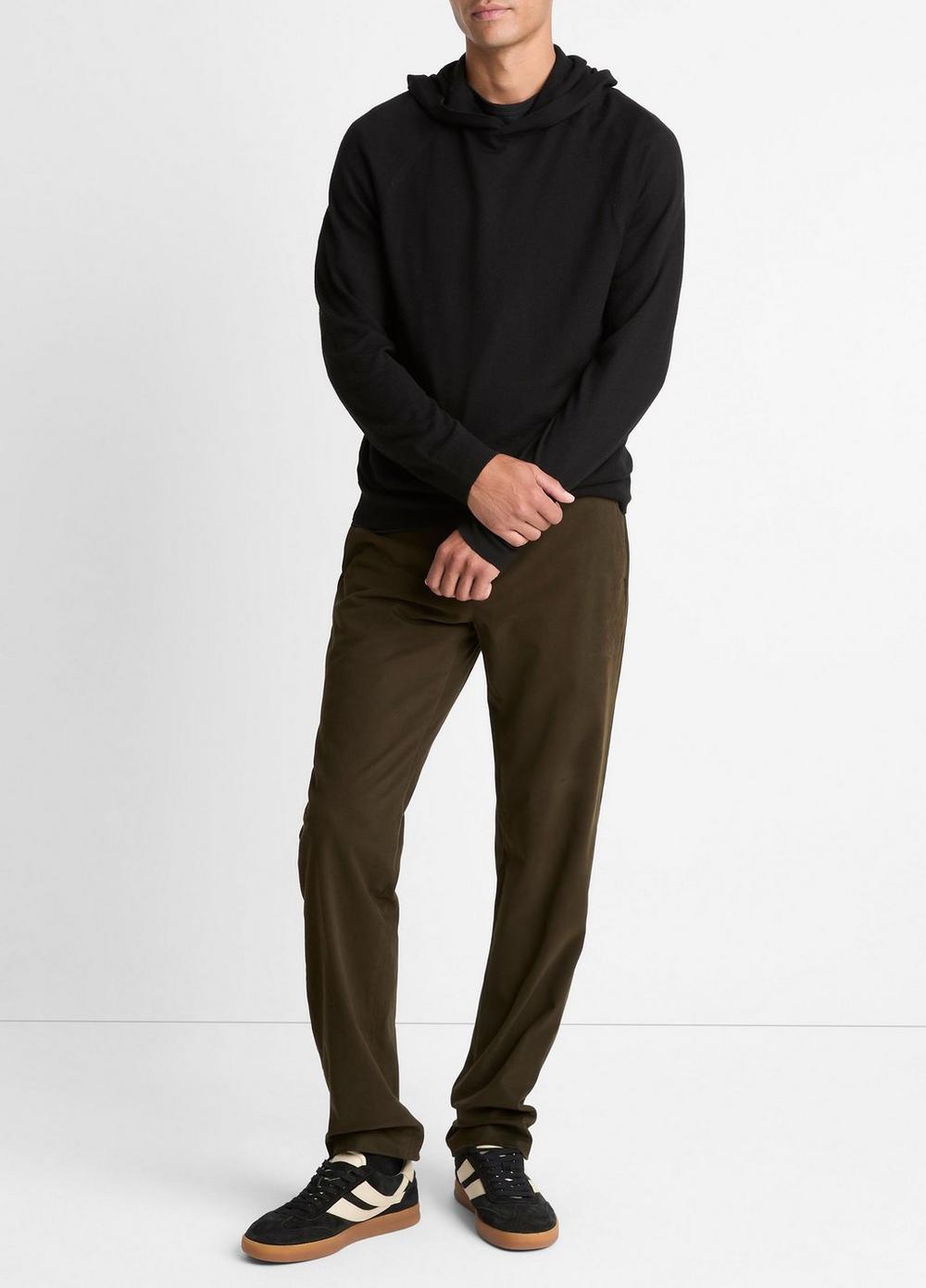 Vince Featherweight Merino Wool-Cashmere Hoodie - Sweatshirts & Hoodies