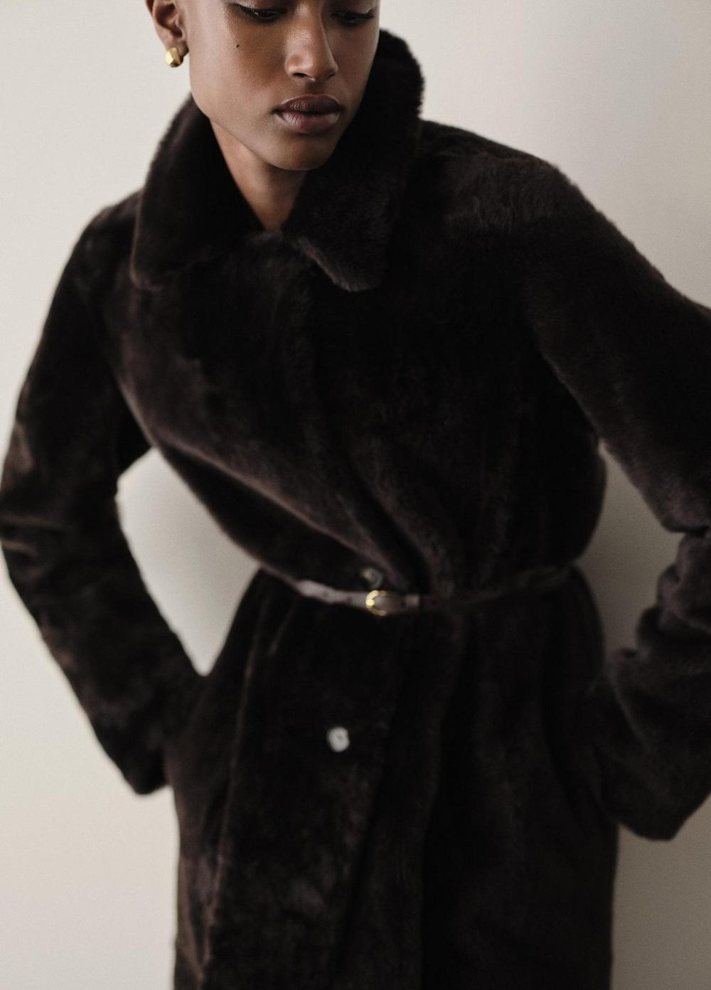 Vince Shearling Long Coat - Coats