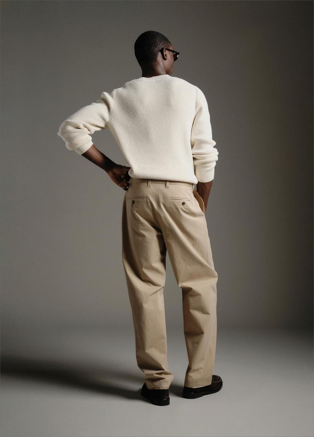 Vince Ribbed Italian Cotton-Blend V-Neck Sweater - Vince Products Men