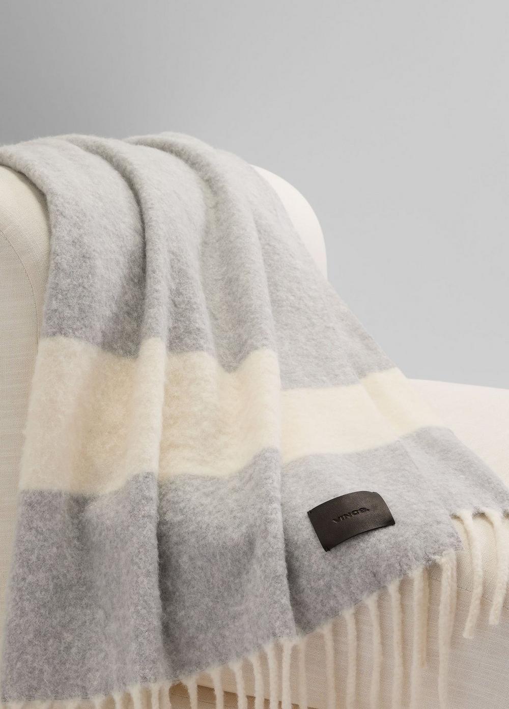 Vince Brushed Alpaca-Blend Throw - Accessories