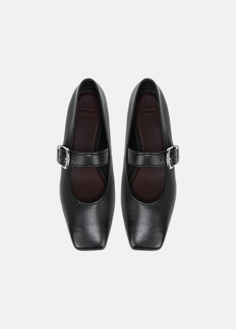 Vince Daniela Leather Mary Jane Flat - Shoes