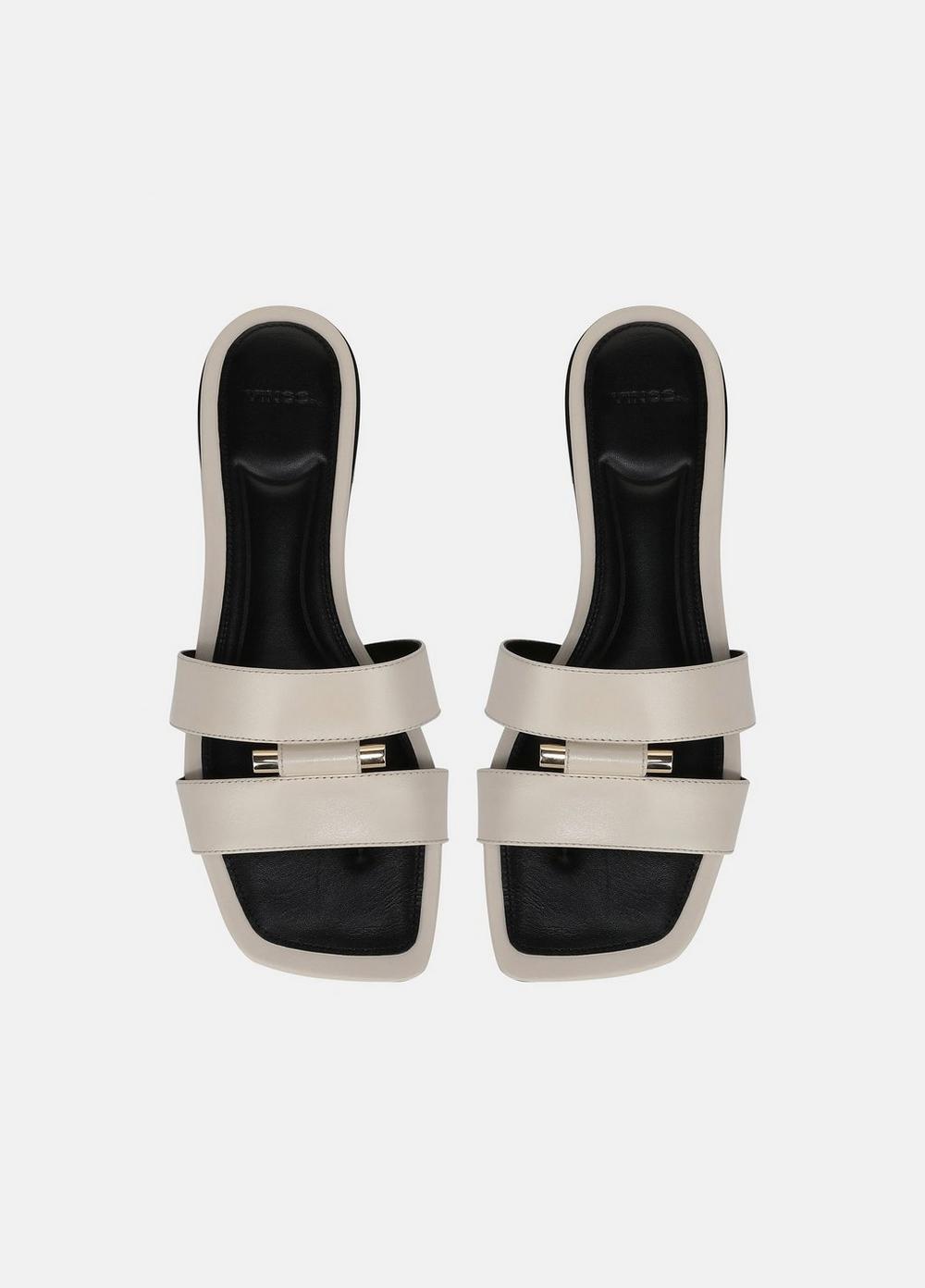 Vince Piper Leather Slide Sandal - Shoes