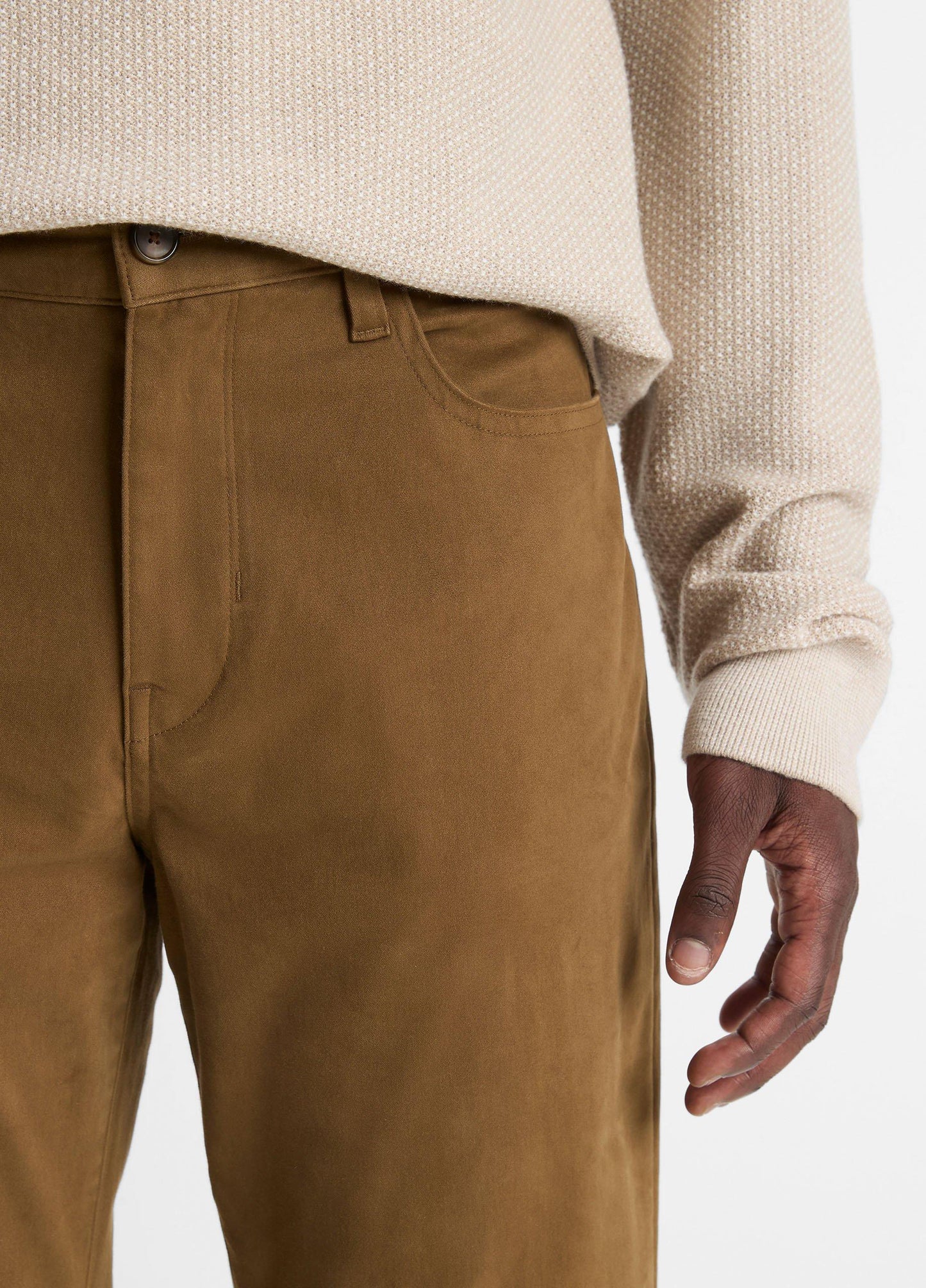 Vince Dylan Slim 5-Pocket Peached Stretch-Cotton Pant - Pants & Shorts