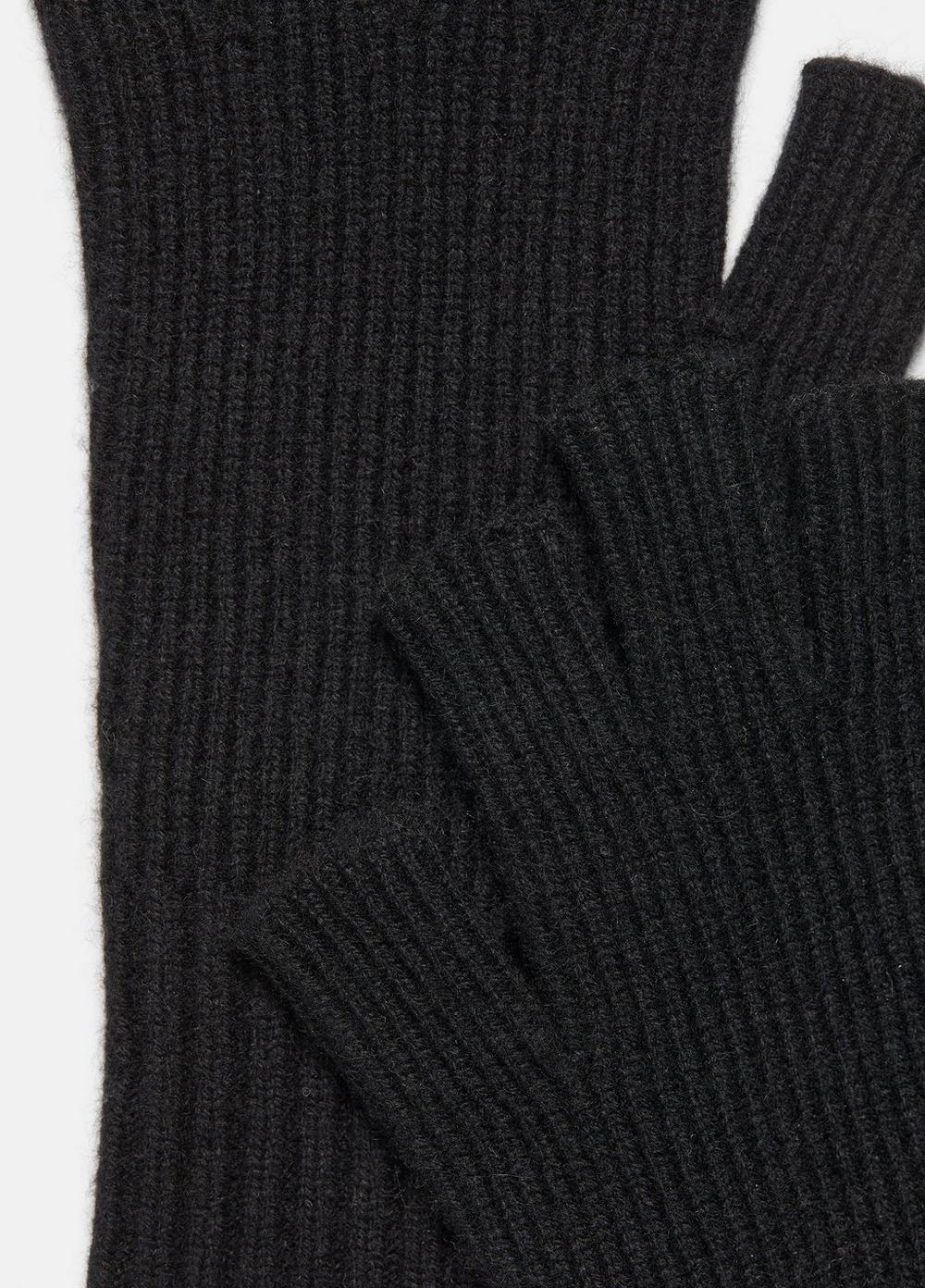 Vince Wool-Cashmere Rib-Knit Fingerless Glove - Accessories