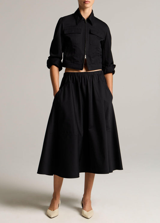 Vince Cotton Full Skirt - Skirts