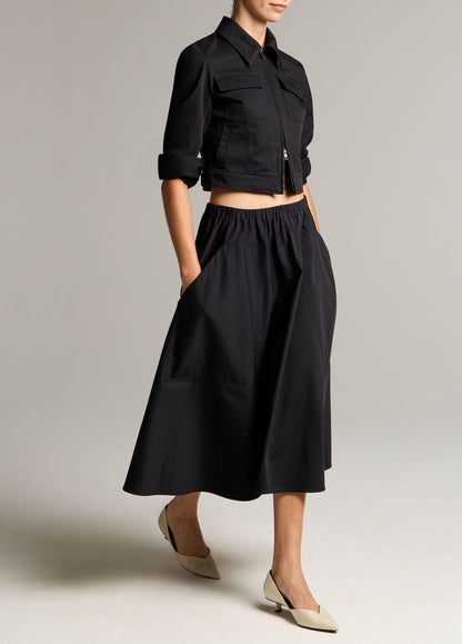 Vince Cotton Full Skirt - Skirts