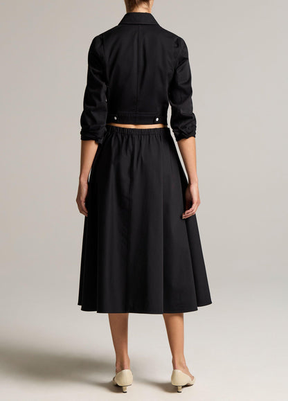 Vince Cotton Full Skirt - Skirts