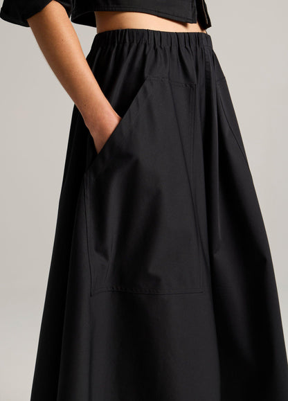 Vince Cotton Full Skirt - Skirts