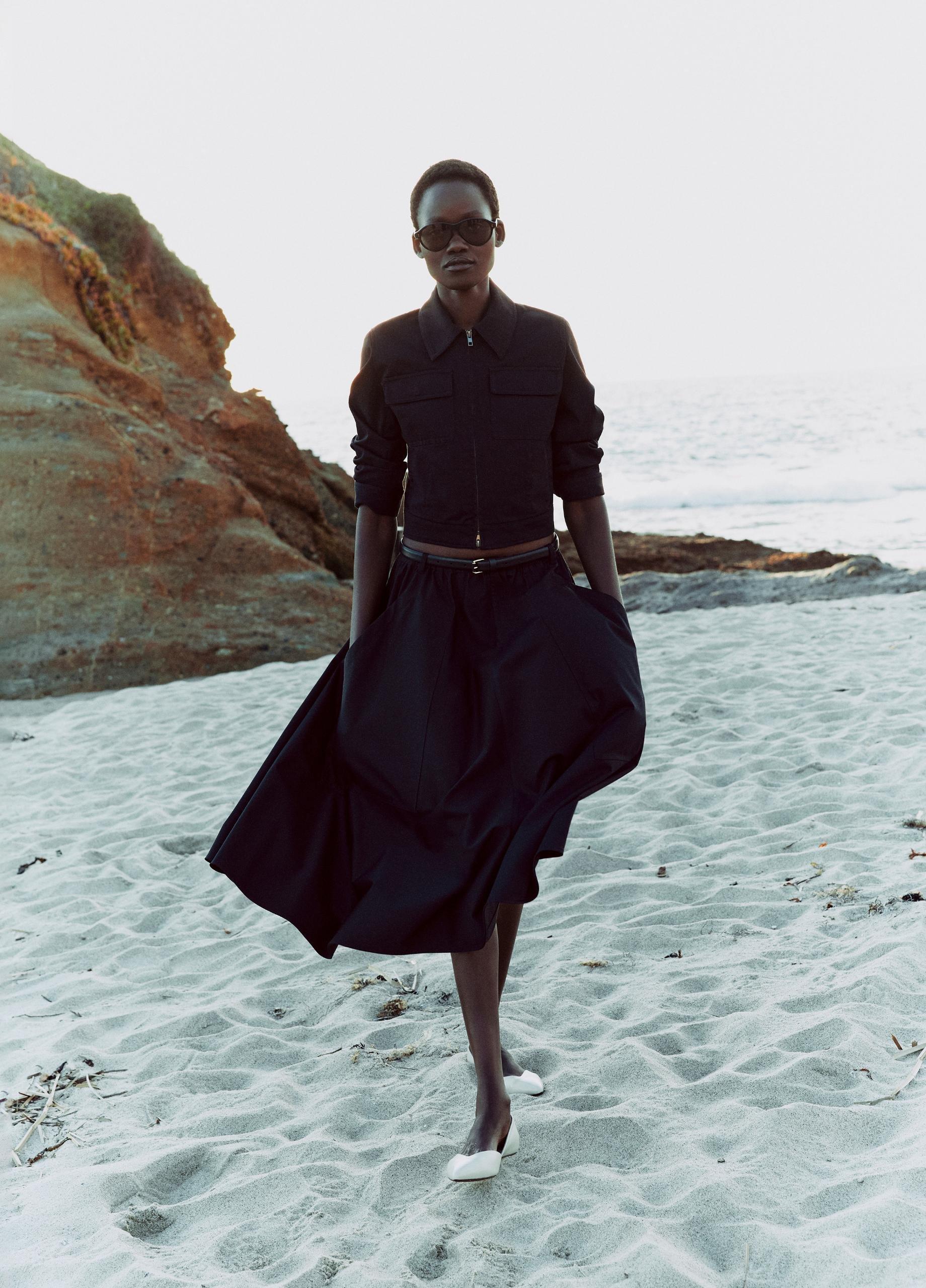 Vince Cotton Full Skirt - Skirts