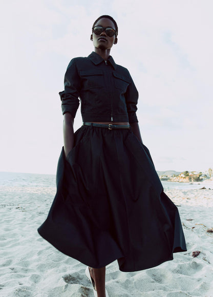 Vince Cotton Full Skirt - Skirts