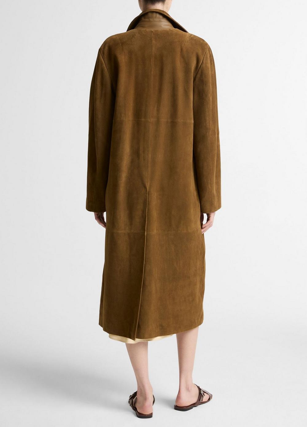 Vince Suede Long Coat - Coats