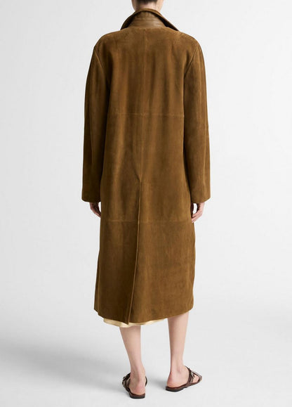 Vince Suede Long Coat - Coats