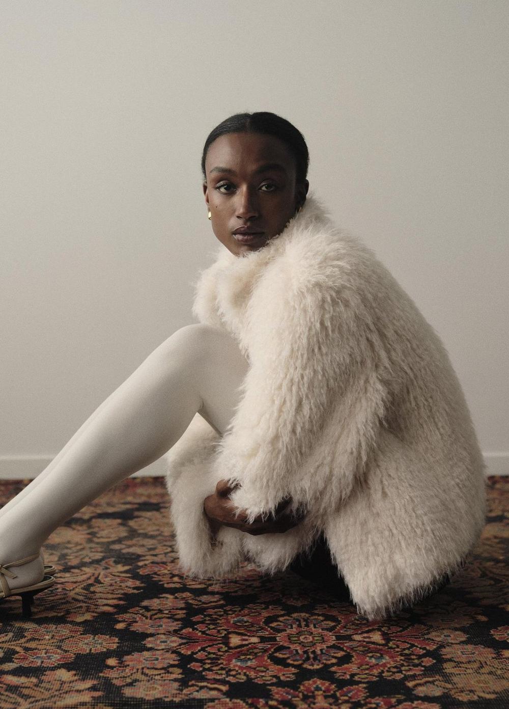 Vince Shaggy Faux-Fur Jacket - Jackets & Outerwear