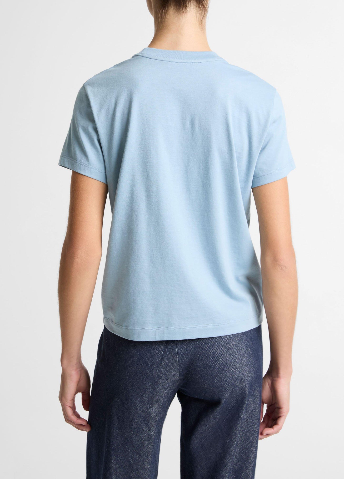 Vince Pima Cotton Crew Neck T-Shirt - Shirts & Tees