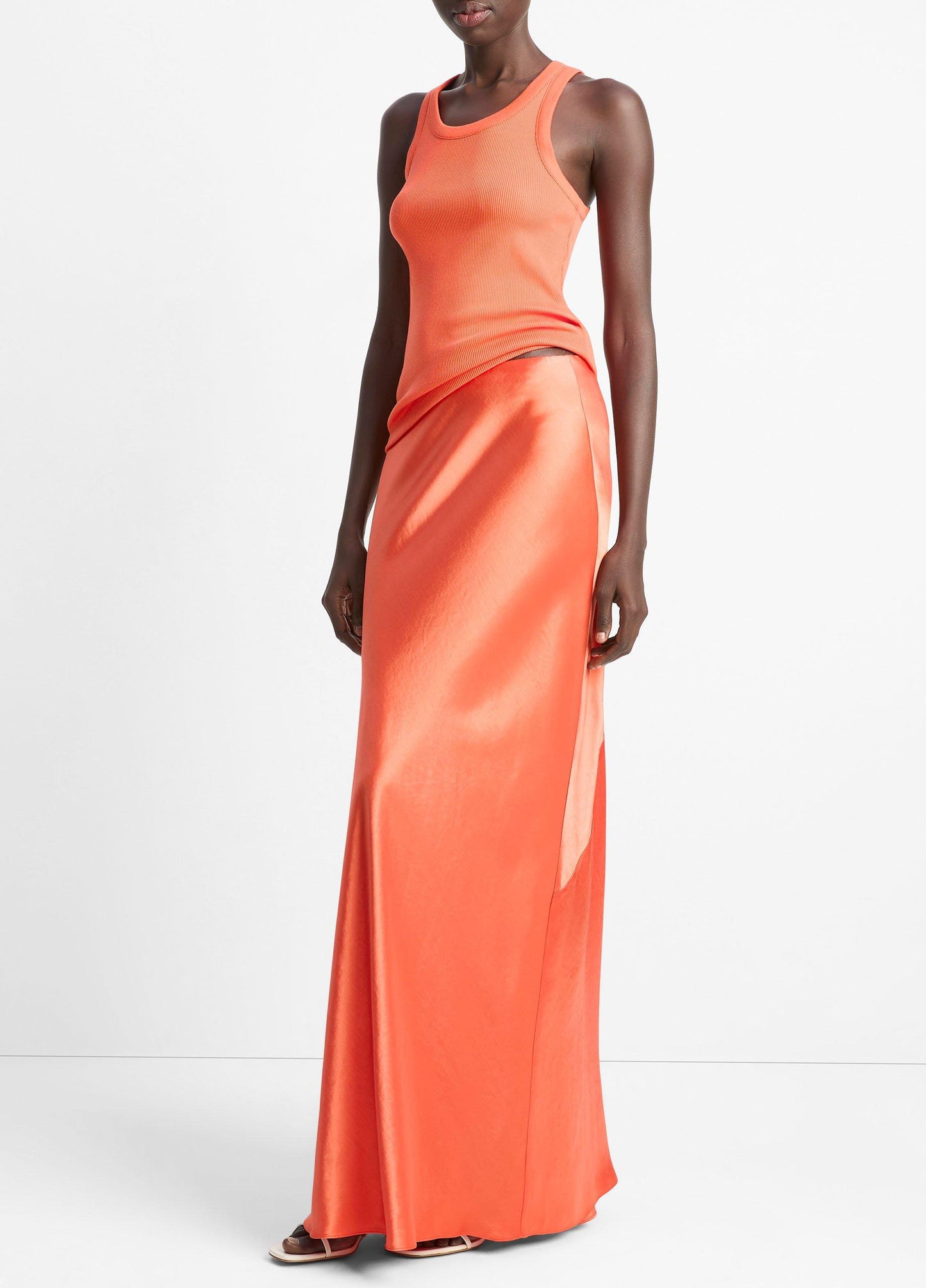 Vince Satin Maxi Skirt - Dresses & Skirts