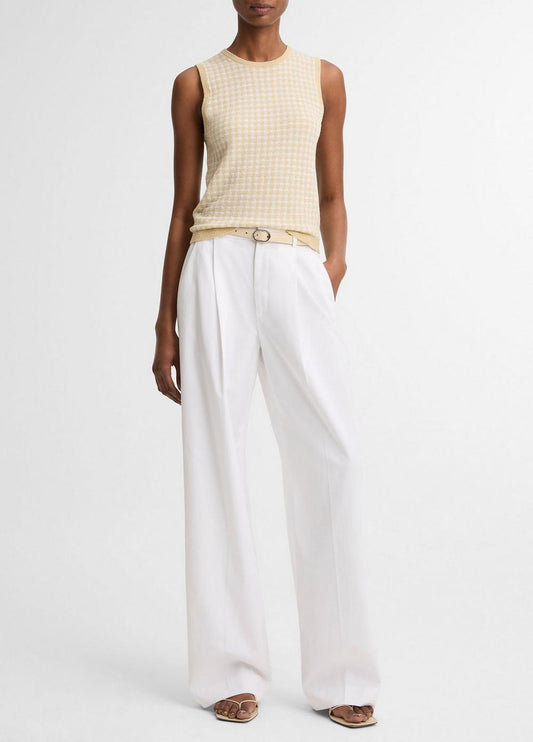 Vince Camille Cotton-Blend Wide-Leg Trouser - Pants & Shorts
