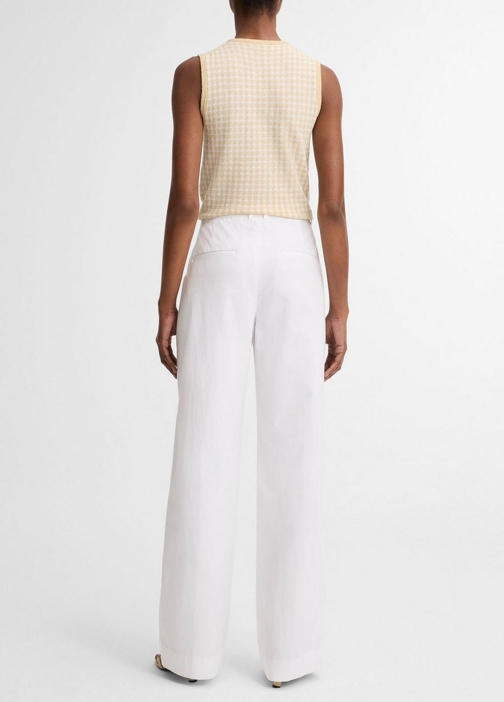 Vince Camille Cotton-Blend Wide-Leg Trouser - Pants & Shorts