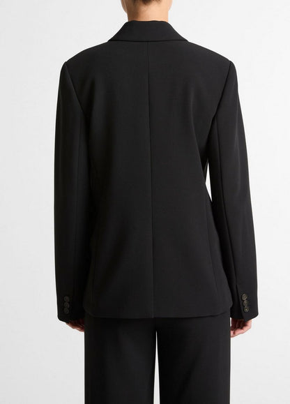 Vince Soft Sculpture Single-Breasted Blazer  - Jackets & Outerwear
