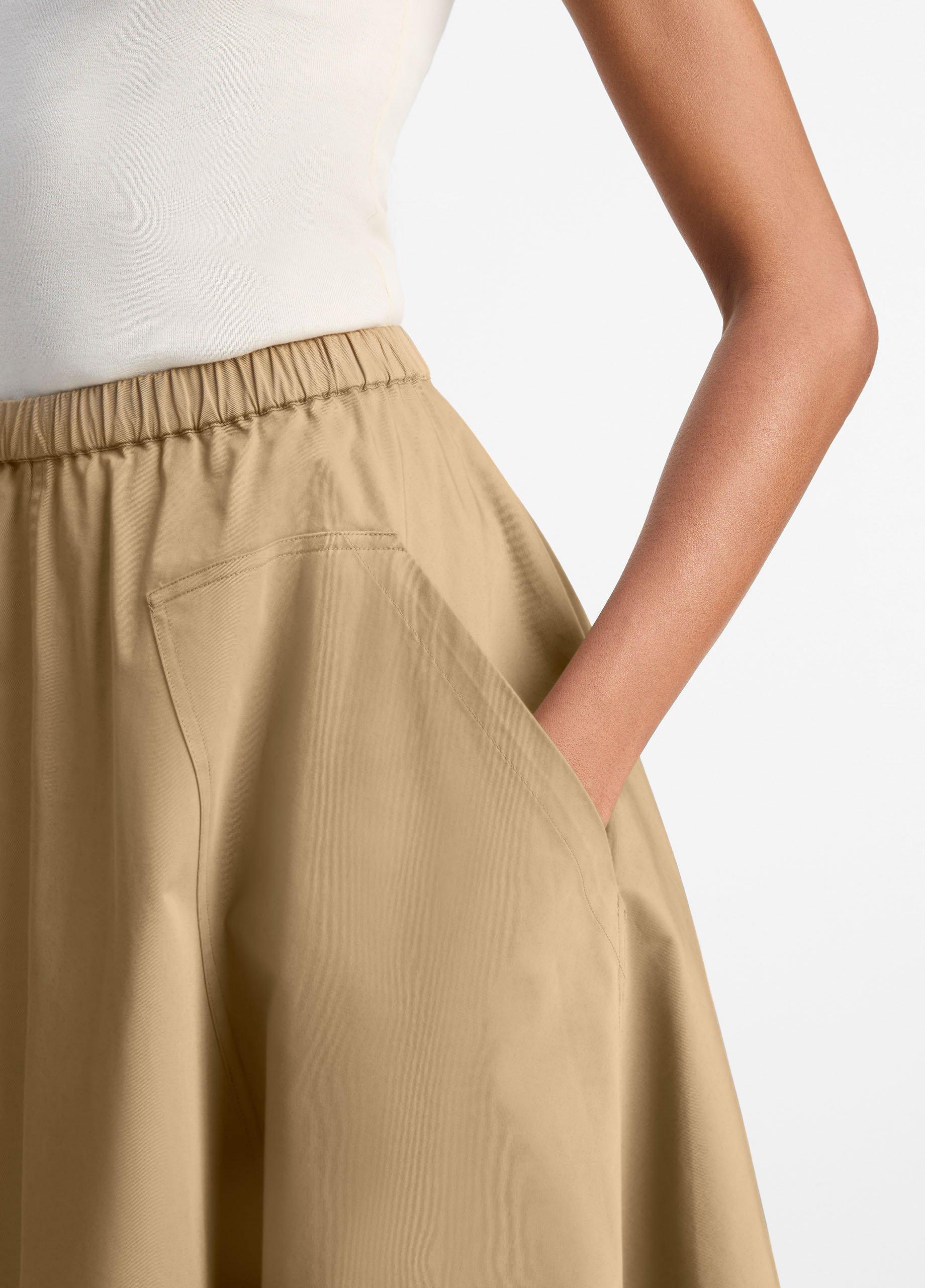 Vince Cotton Full Skirt - Dresses & Skirts