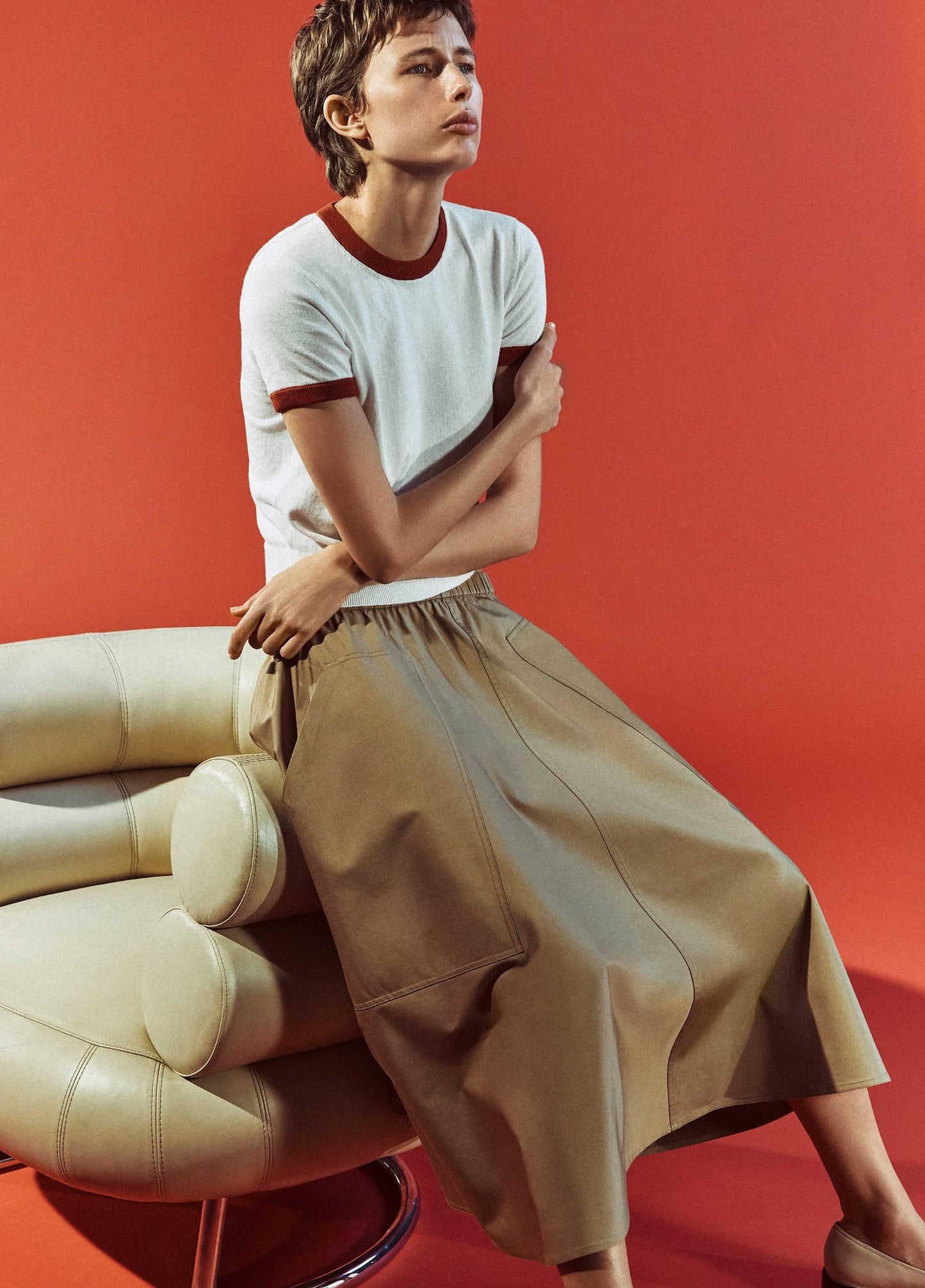 Vince Cotton Full Skirt - Dresses & Skirts