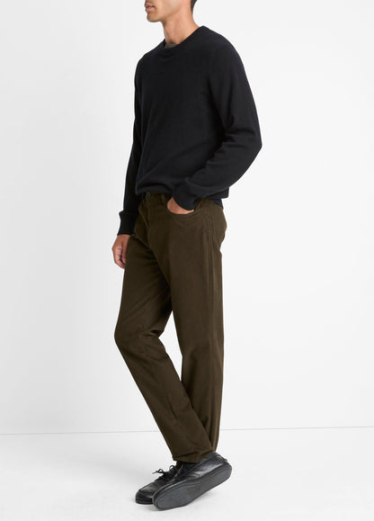 Vince Dylan Slim 5-Pocket Peached Stretch-Cotton Pant - Pants & Shorts