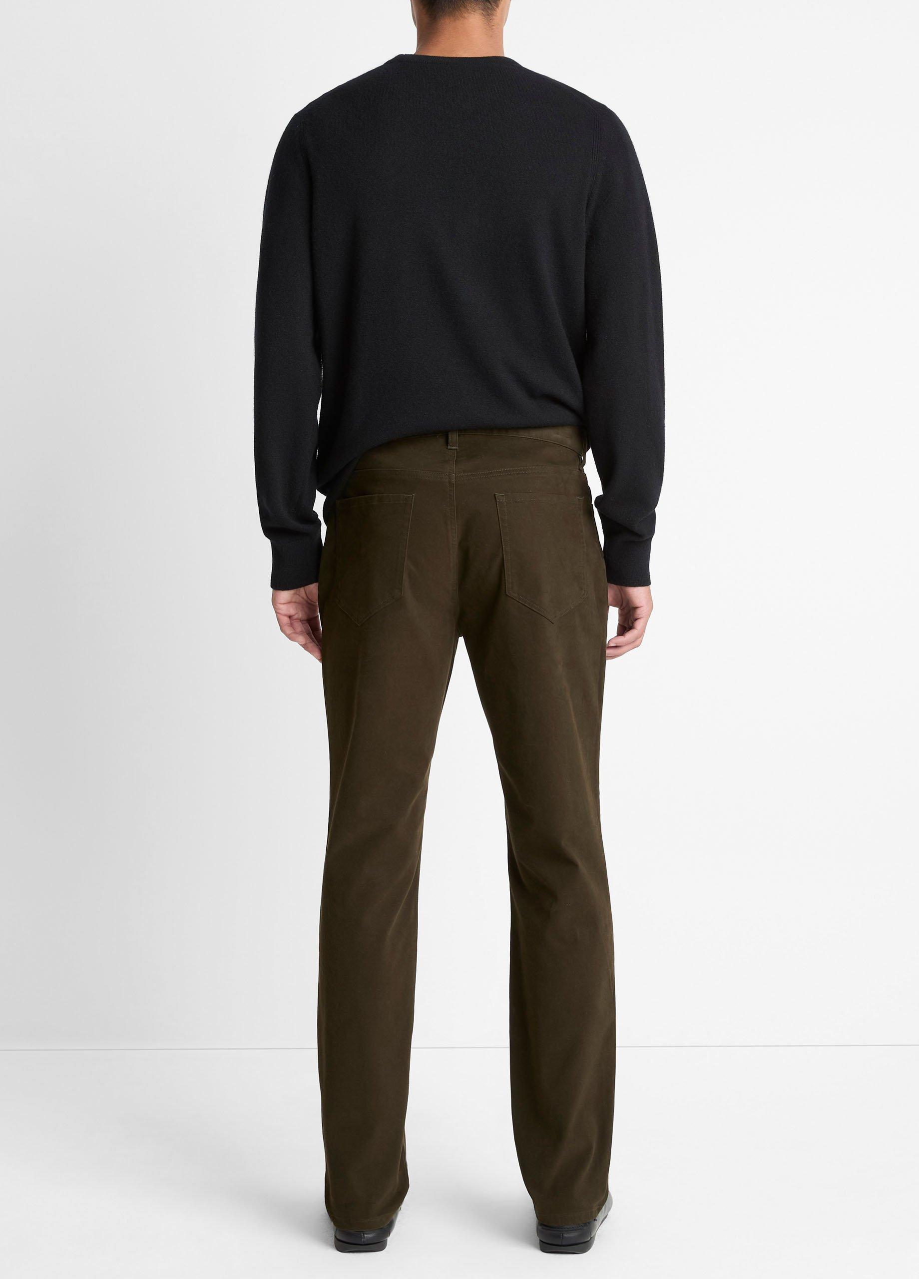Vince Dylan Slim 5-Pocket Peached Stretch-Cotton Pant - Pants & Shorts