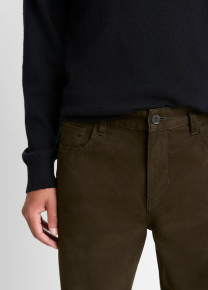 Vince Dylan Slim 5-Pocket Peached Stretch-Cotton Pant - Pants & Shorts