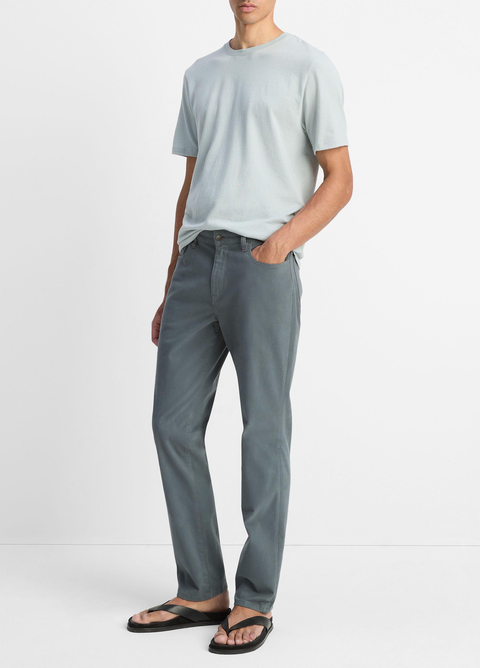 Vince Dylan Slim 5-Pocket Peached Stretch-Cotton Pant - Pants & Shorts