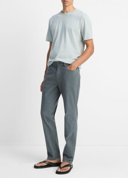 Vince Dylan Slim 5-Pocket Peached Stretch-Cotton Pant - Pants & Shorts