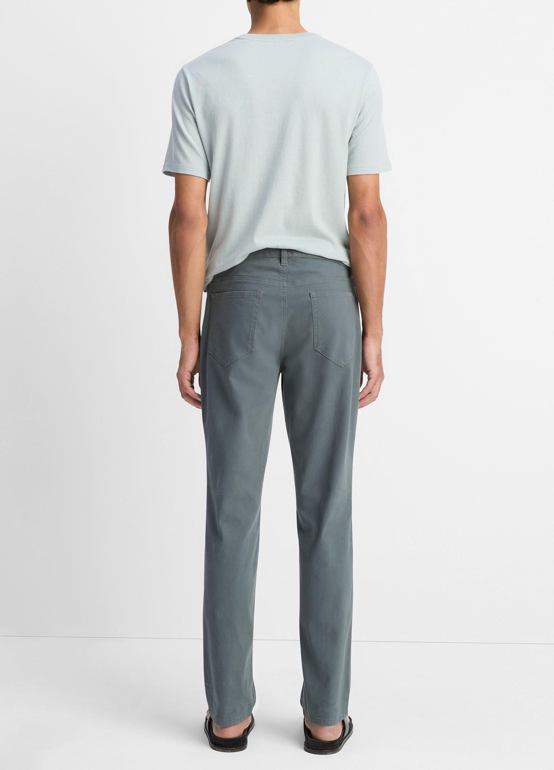 Vince Dylan Slim 5-Pocket Peached Stretch-Cotton Pant - Pants & Shorts