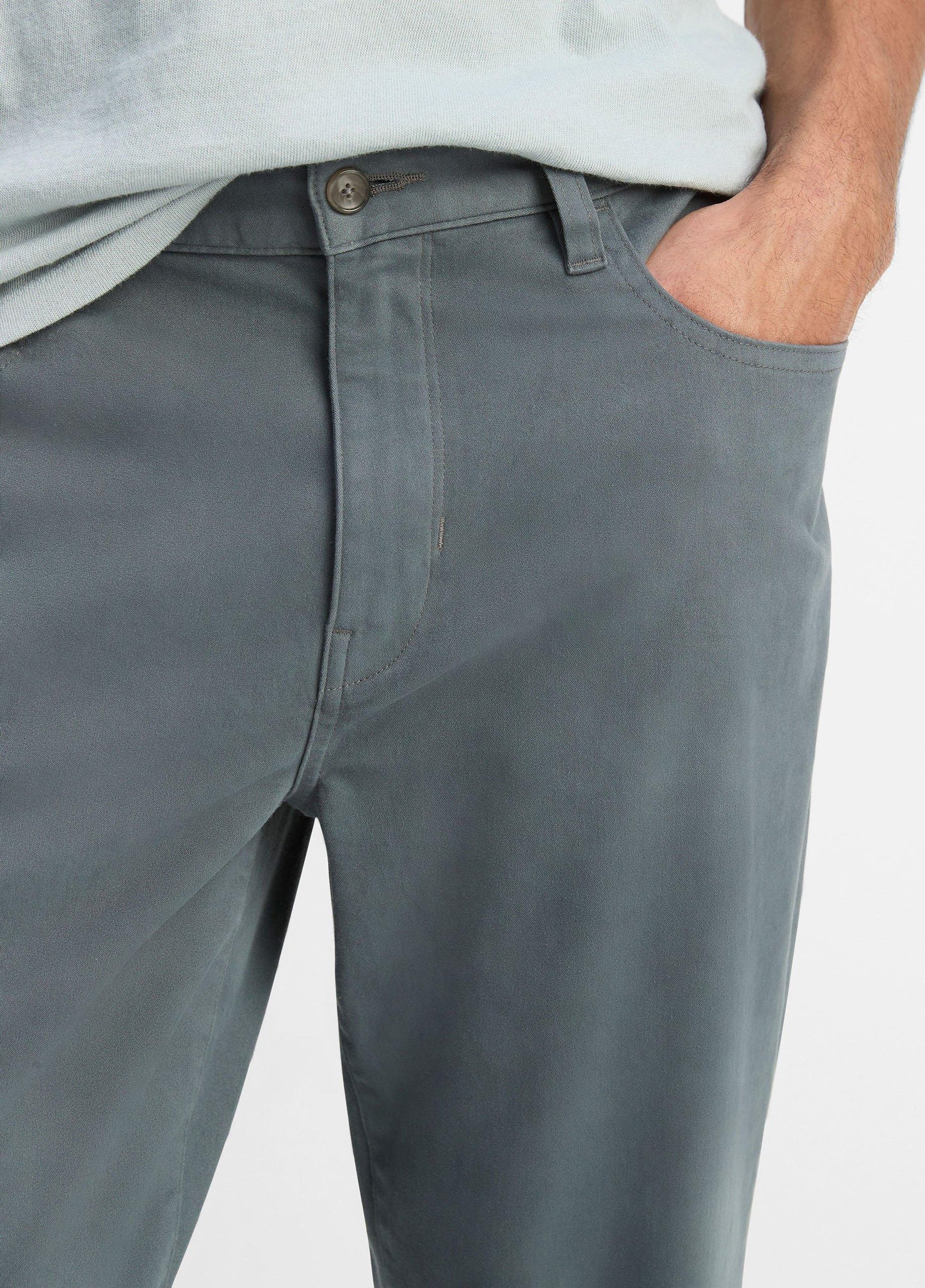 Vince Dylan Slim 5-Pocket Peached Stretch-Cotton Pant - Pants & Shorts
