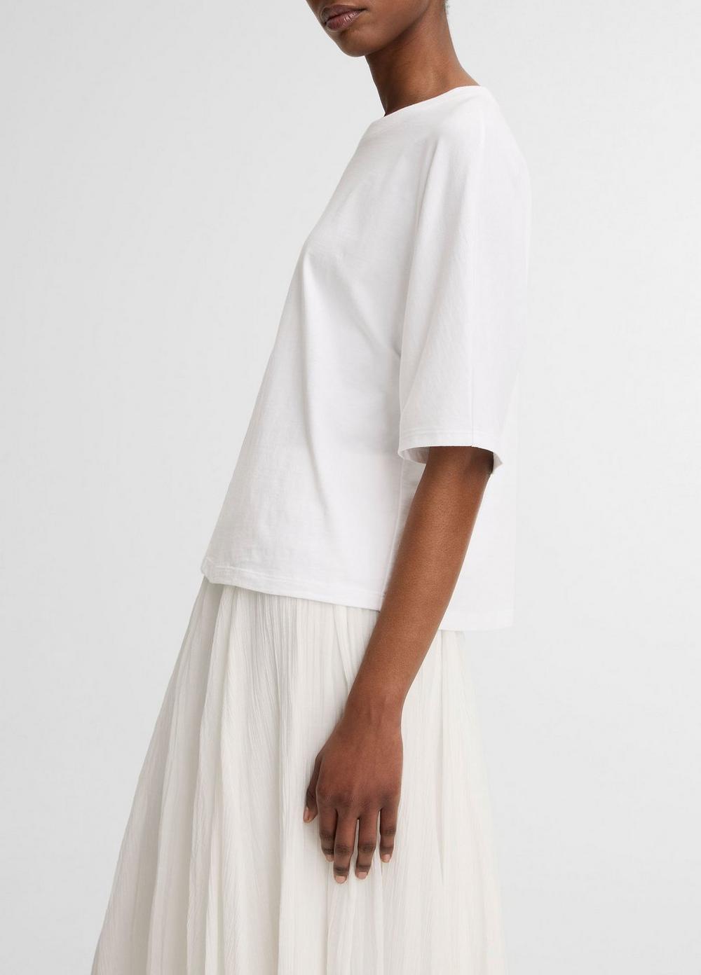 Vince Cotton Dolman-Sleeve T-Shirt - Short Sleeve