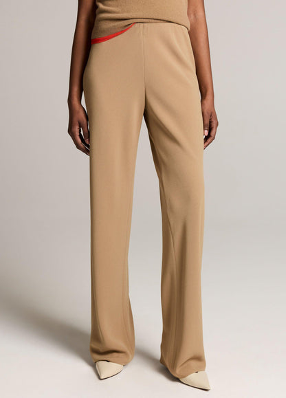 Vince Colette High-Rise Crepe Bias Pant - Trousers