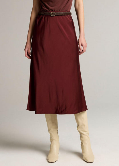 Vince Matte Satin Slip Skirt - Skirts