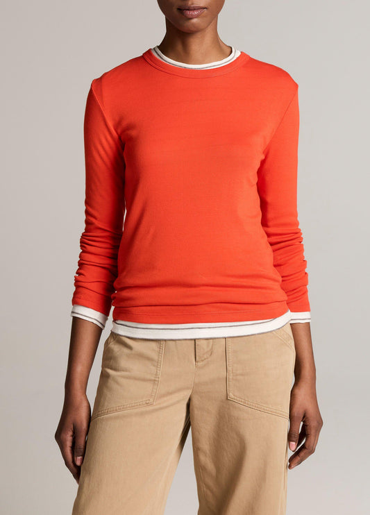Vince Essential Pima Cotton-Blend Long-Sleeve T-Shirt - Long Sleeve