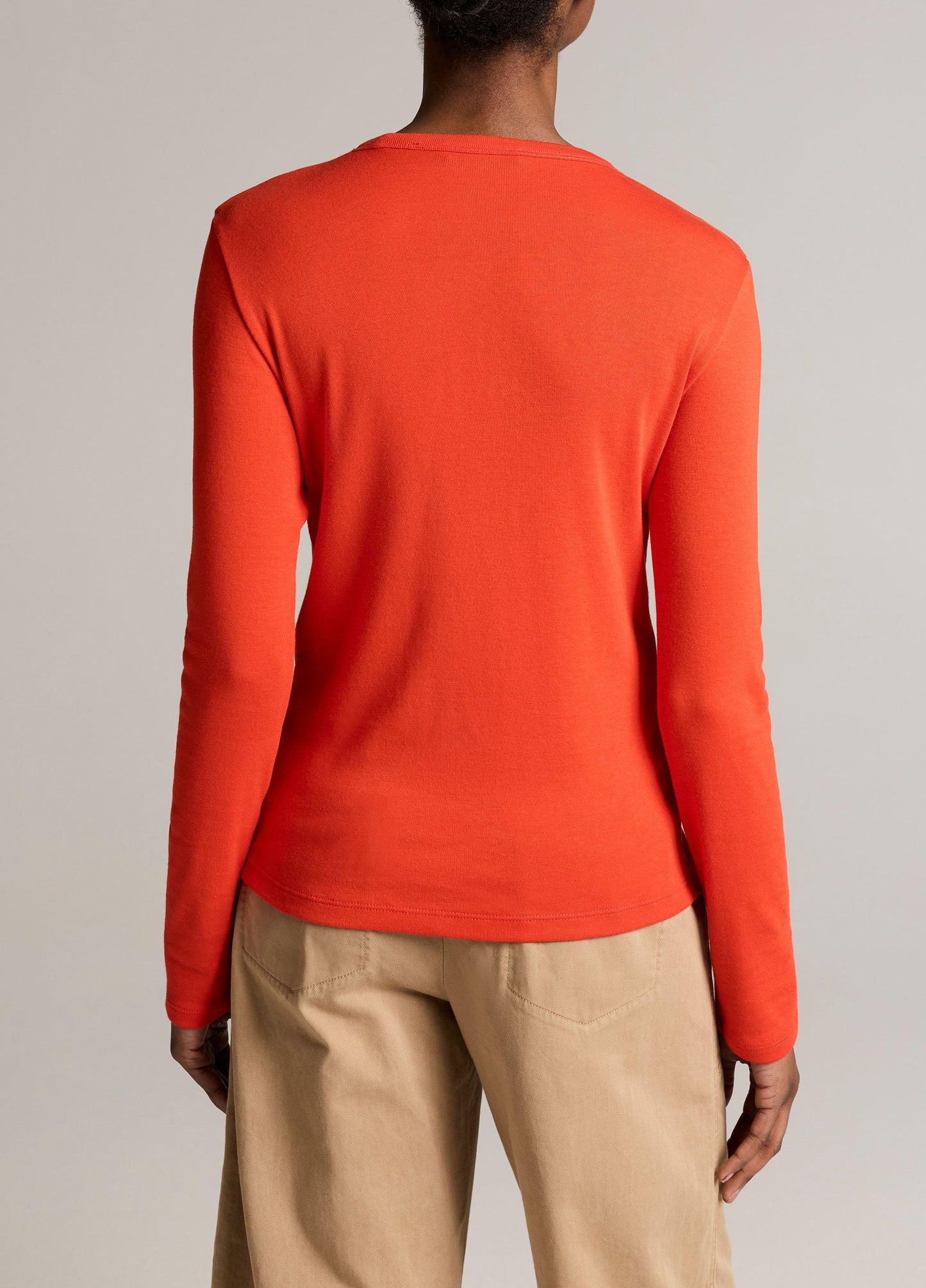 Vince Essential Pima Cotton-Blend Long-Sleeve T-Shirt - Long Sleeve