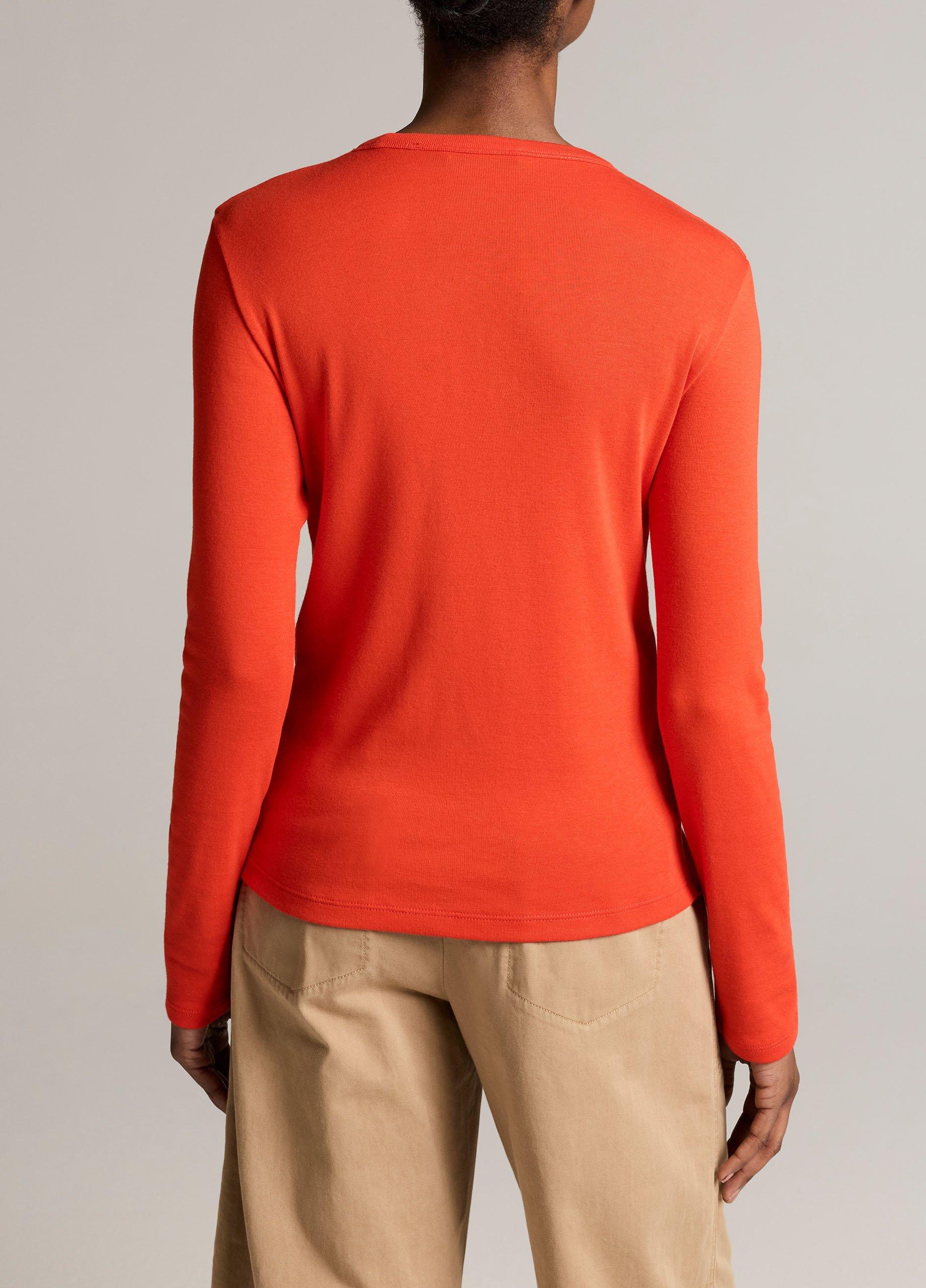 Vince Essential Pima Cotton-Blend Long-Sleeve T-Shirt - Long Sleeve