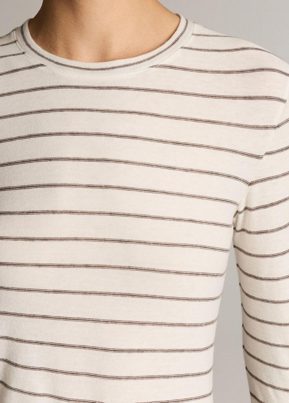 Vince Striped Cotton Long-Sleeve T-Shirt - Long Sleeve