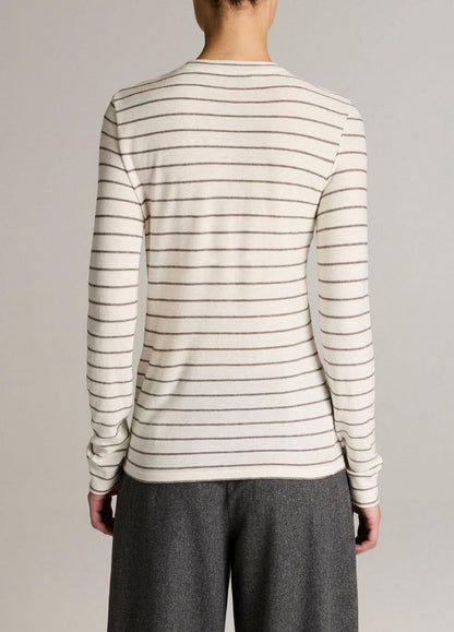 Vince Striped Cotton Long-Sleeve T-Shirt - Long Sleeve