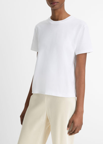 Vince Pima Cotton Crew Neck T-Shirt - Short Sleeve