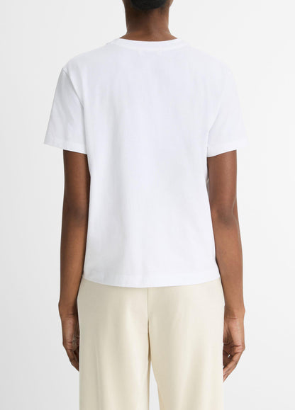 Vince Pima Cotton Crew Neck T-Shirt - Short Sleeve