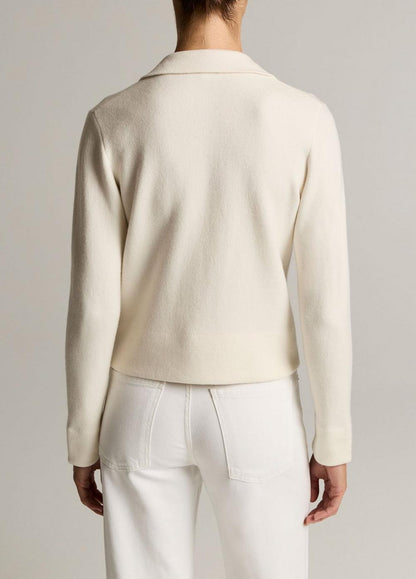 Vince Notch-Collar Double-Face Wool-Blend Cardigan - Cardigans