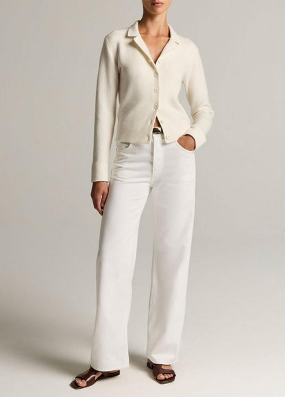 Vince Notch-Collar Double-Face Wool-Blend Cardigan - Cardigans