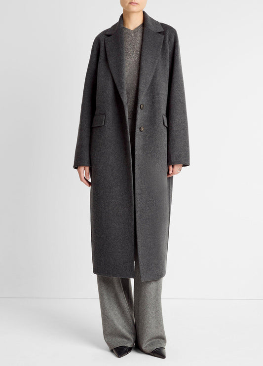 Vince Wool-Blend Single-Breasted Coat - Coats