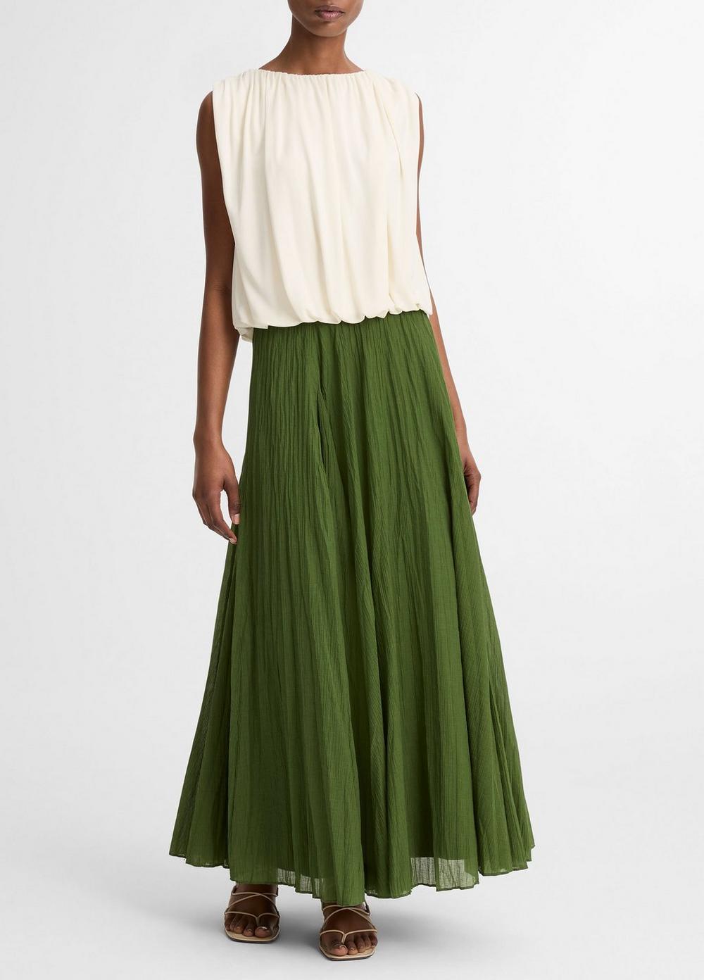 Vince Matte Jersey Bubble Top - Tank Tops