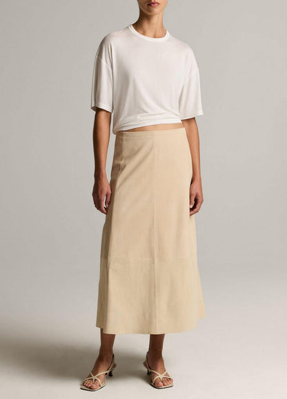 Vince Modal-Silk Relaxed T-Shirt - Short Sleeve