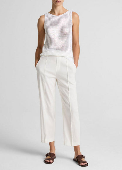 Vince Italian Cotton-Blend Cord Tank - Crew Neck