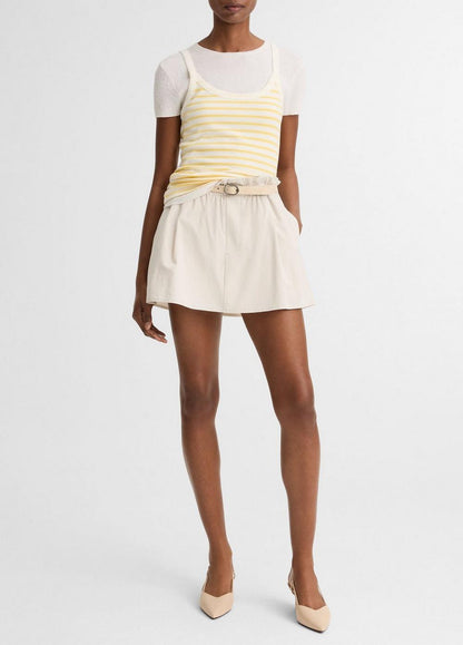 Vince Striped Pima Cotton-Blend Camisole - Tank Tops